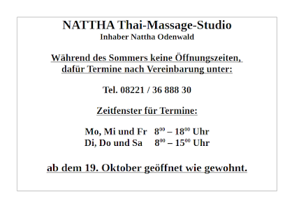 NATTHA Thai-Massage-Studio