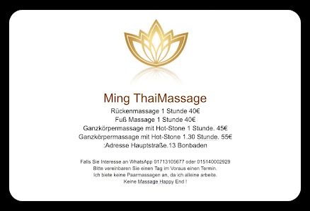 Ming Thai Massage