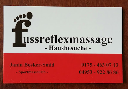 Fussreflexmassage (Hausbesuche) Janin Bosker-Smid