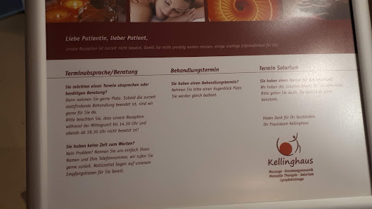 Massage Krankengymnastik Kellinghaus