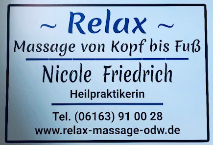Relax - Massagepraxis Nicole Friedrich